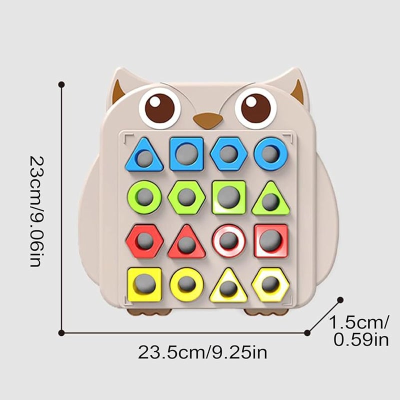 لعبة لوح تعليمي مطابقة الأشكال الخشبية للأطفال في مرحلة ما قبل المدرسة - Image 5